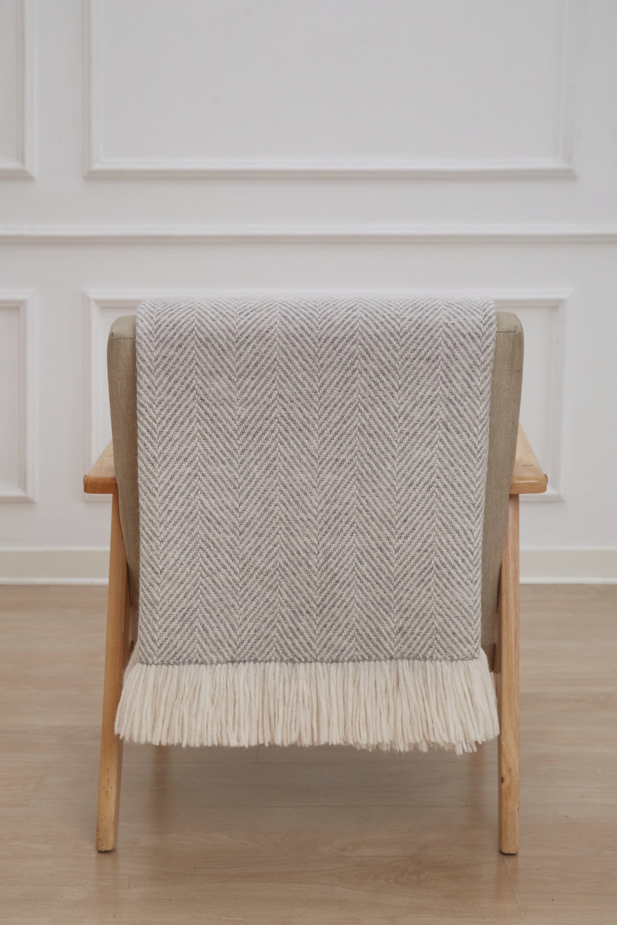 The Puna Herringbone Alpaca Throw