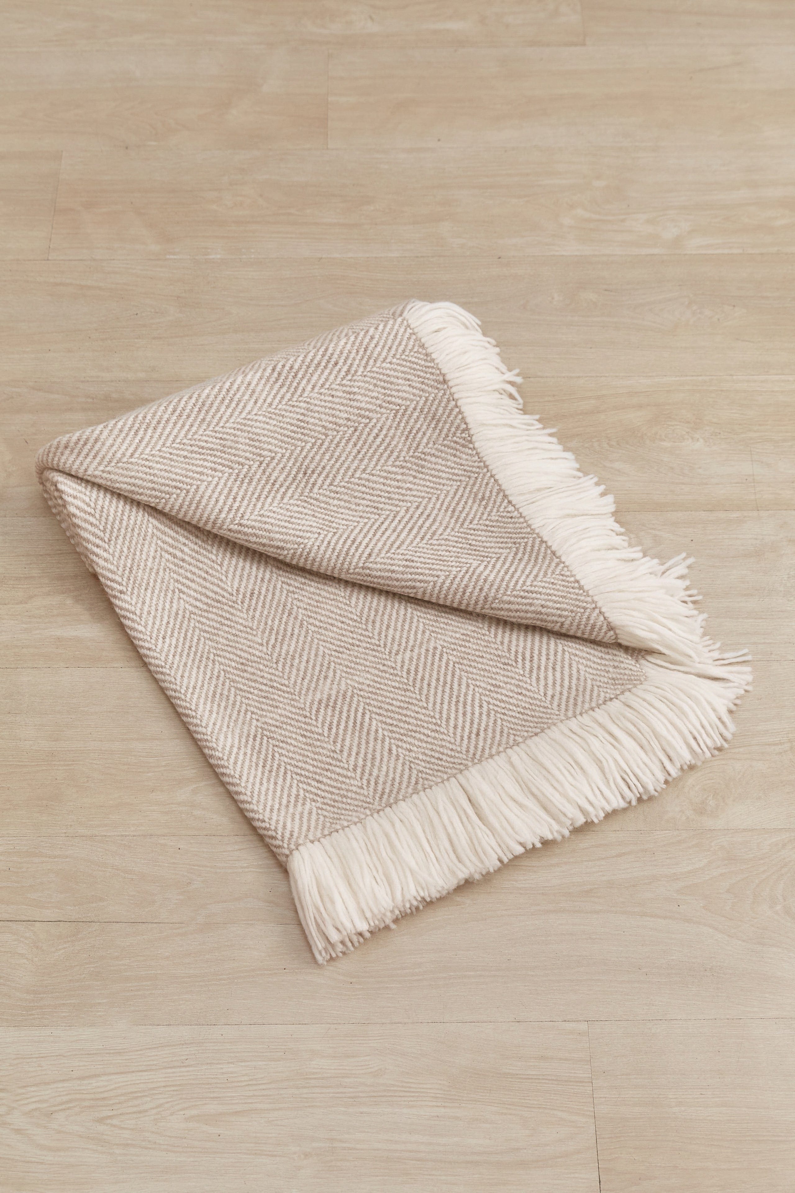 The Puna Herringbone Alpaca Throw