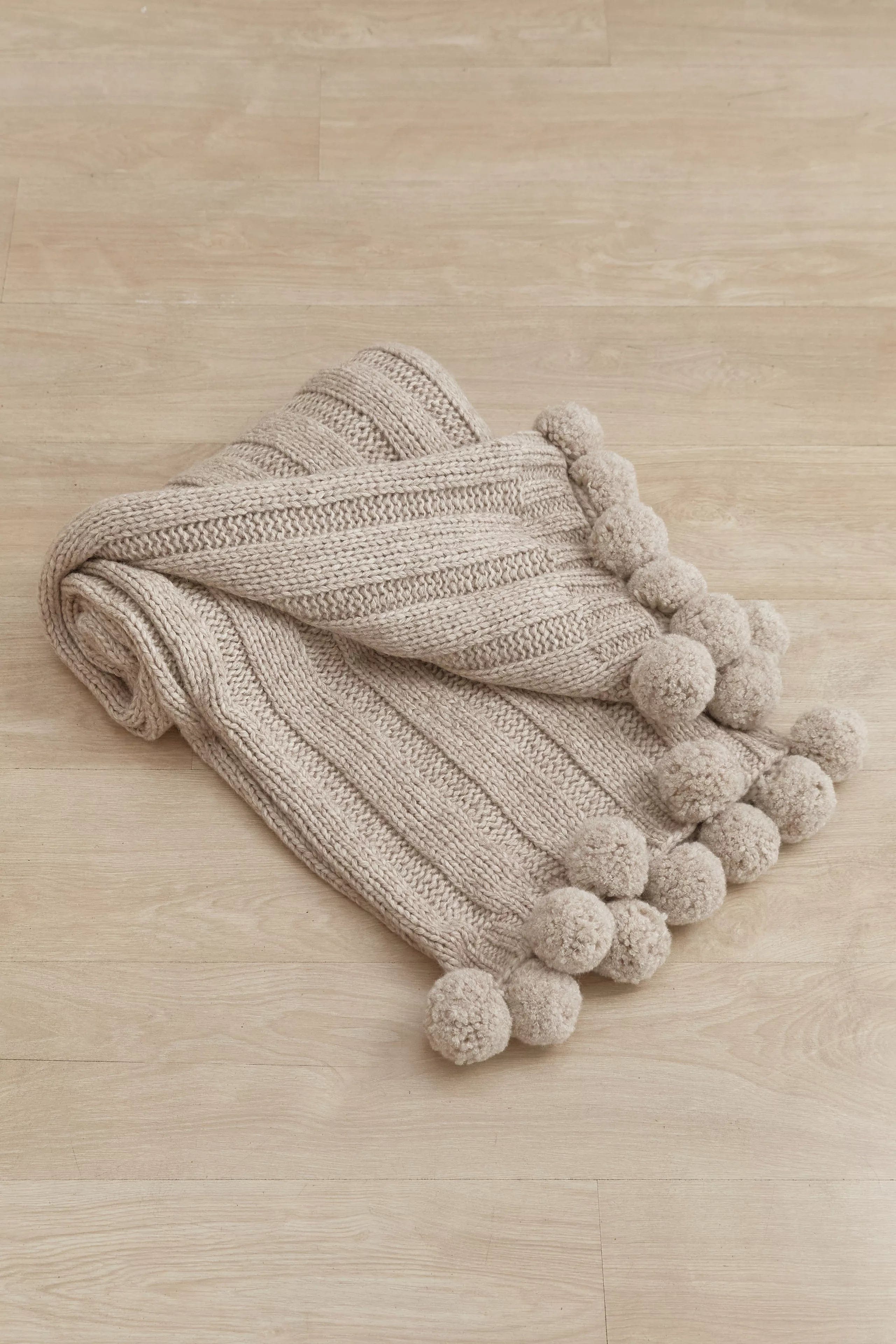 Stripes Alpaca Throw