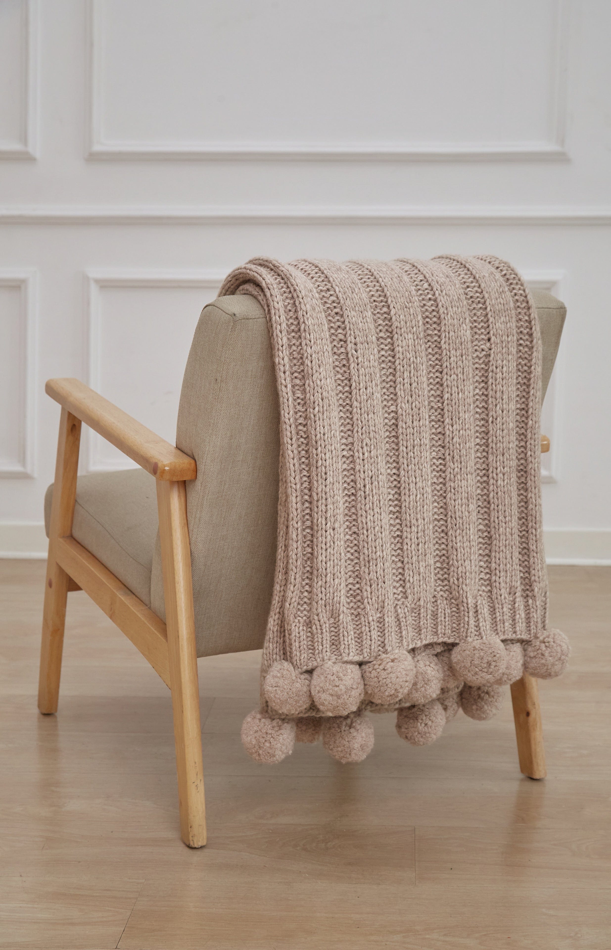 Stripes Alpaca Throw