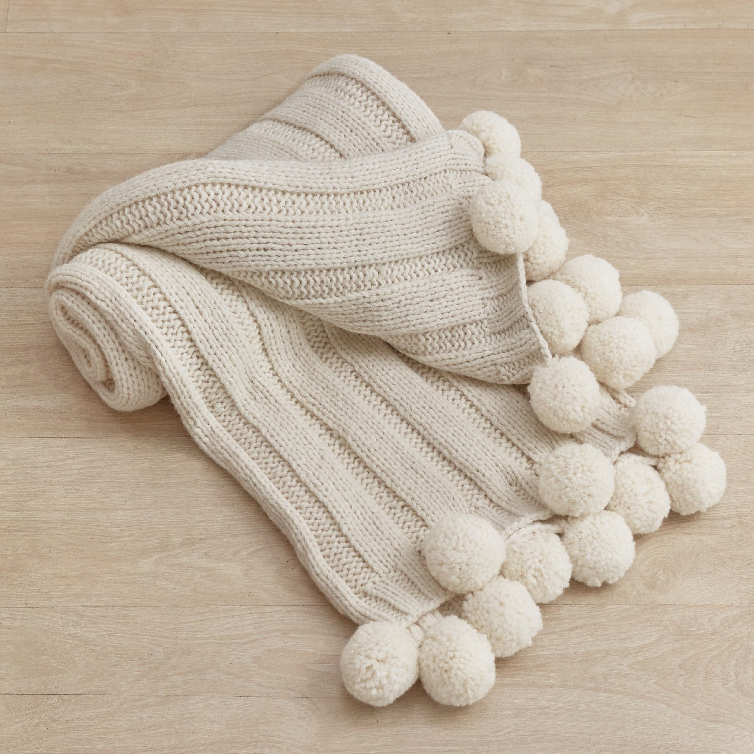 Stripes Alpaca Throw