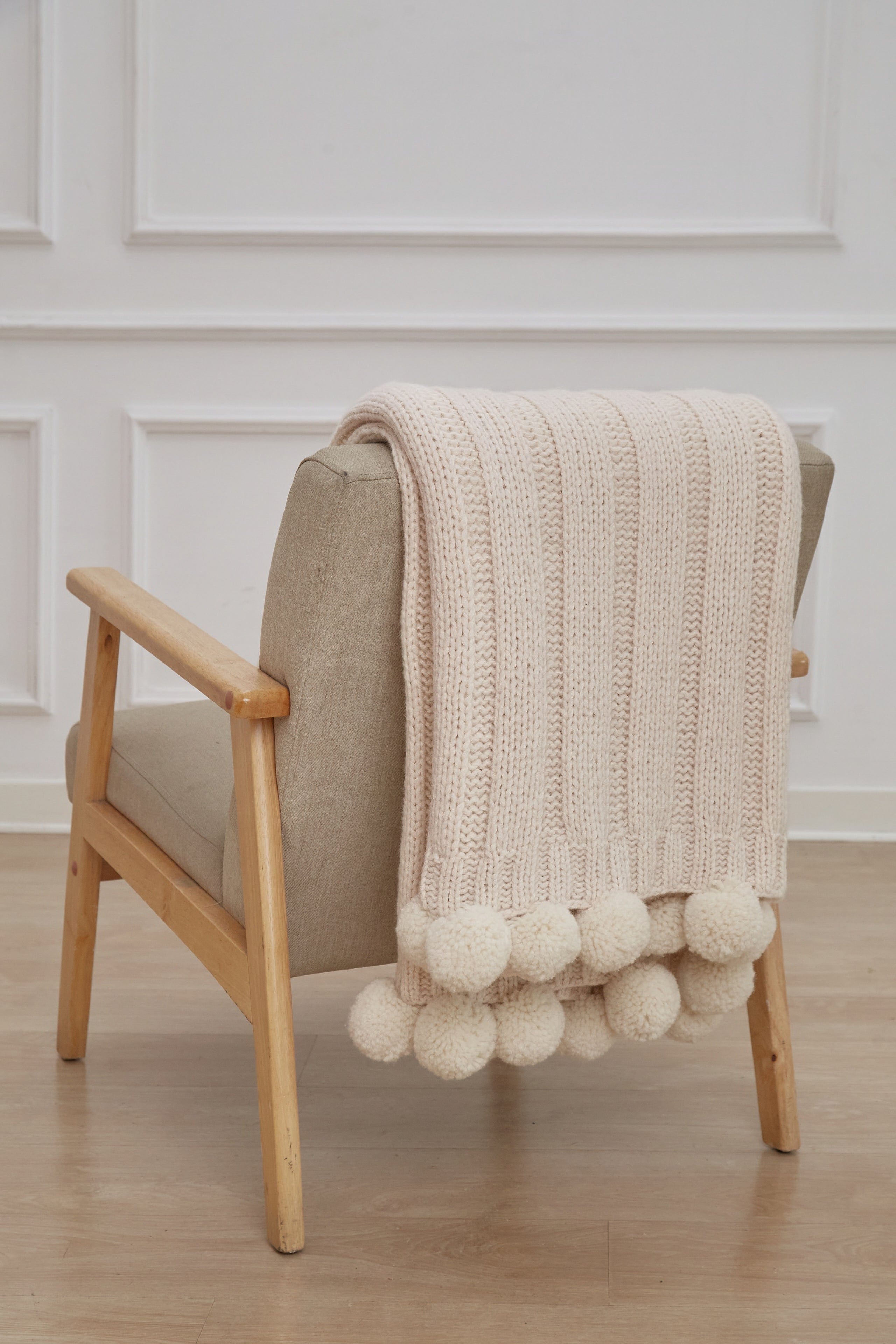 Stripes Alpaca Throw