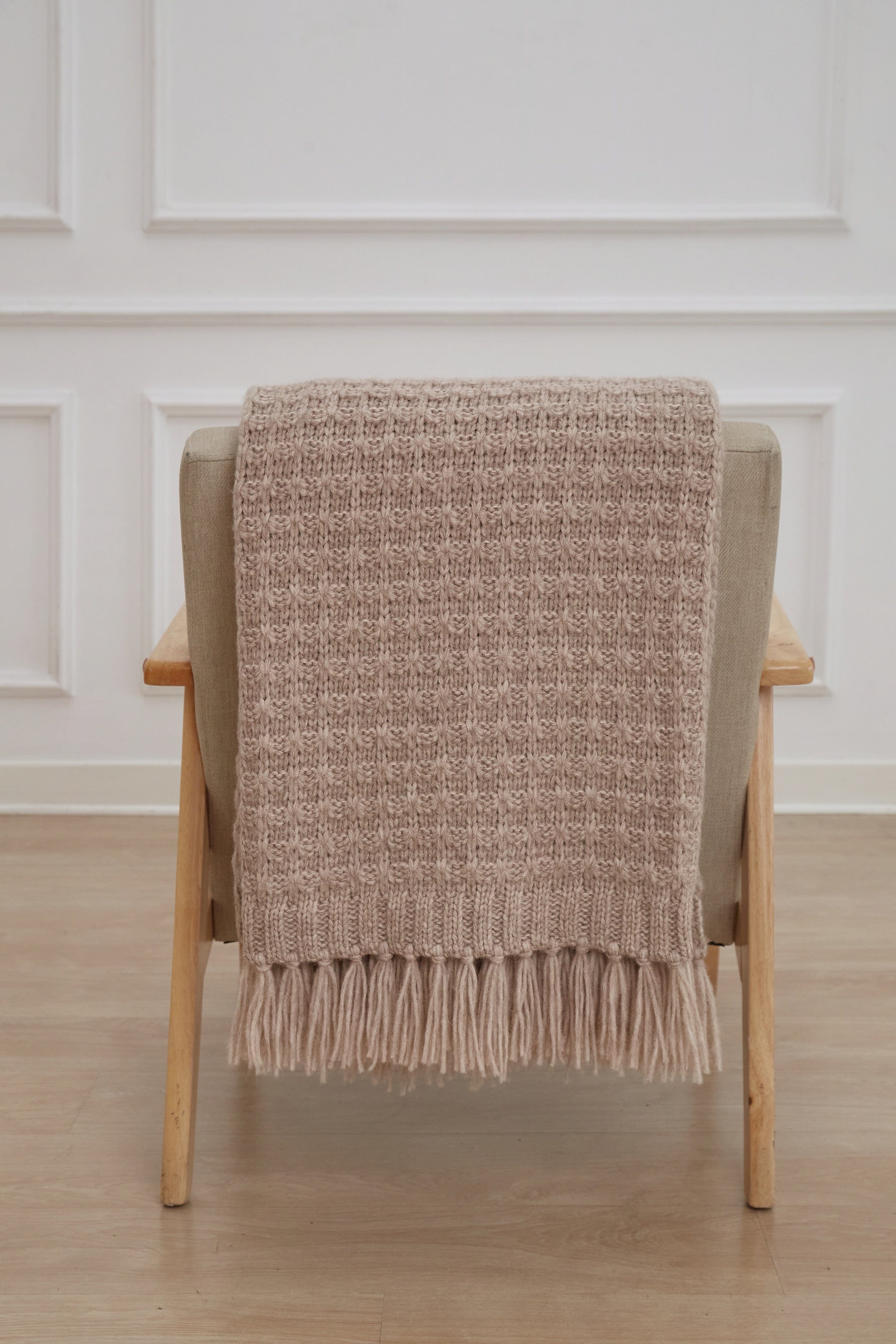 Waffle Alpaca Throw