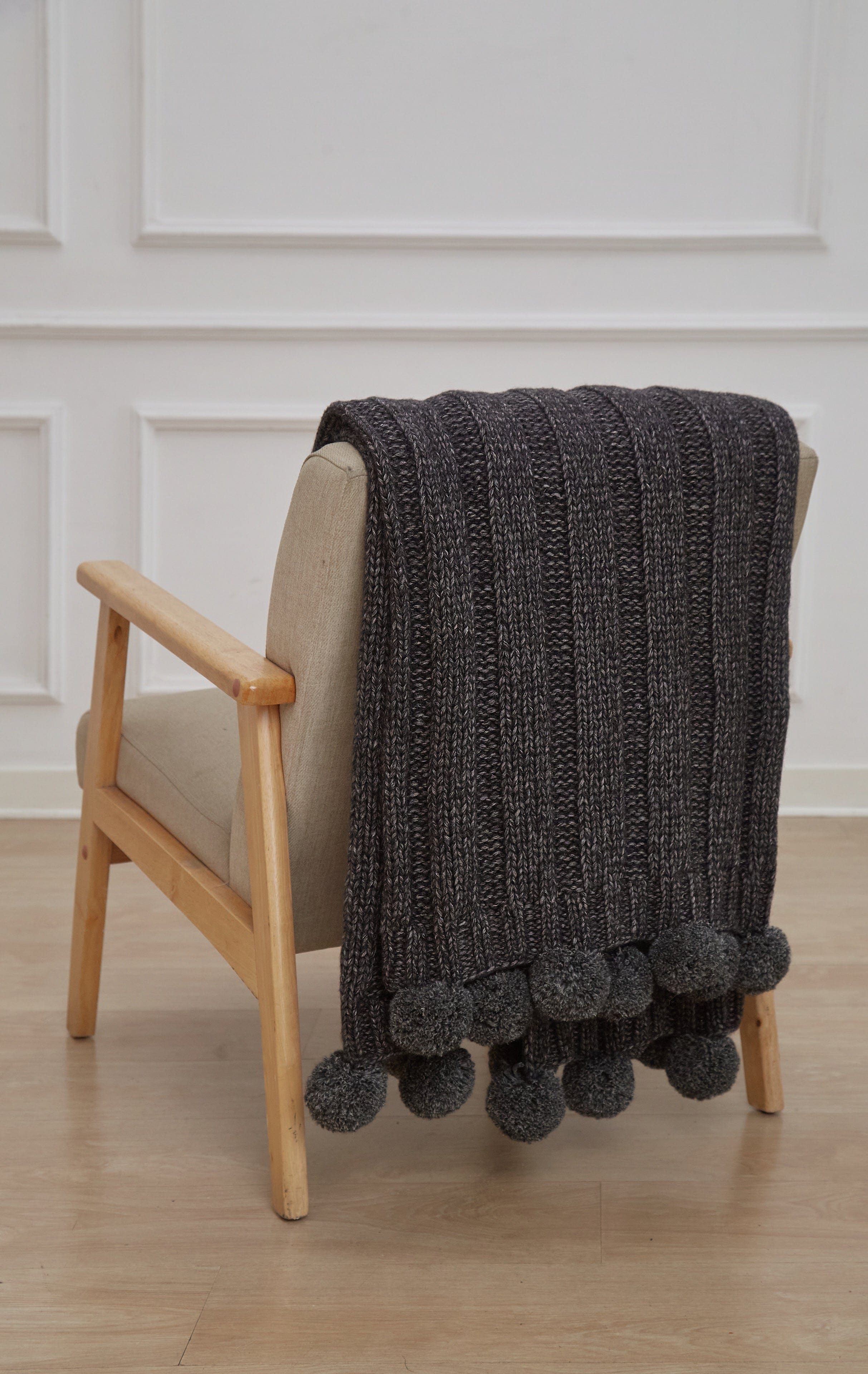 Stripes Alpaca Throw