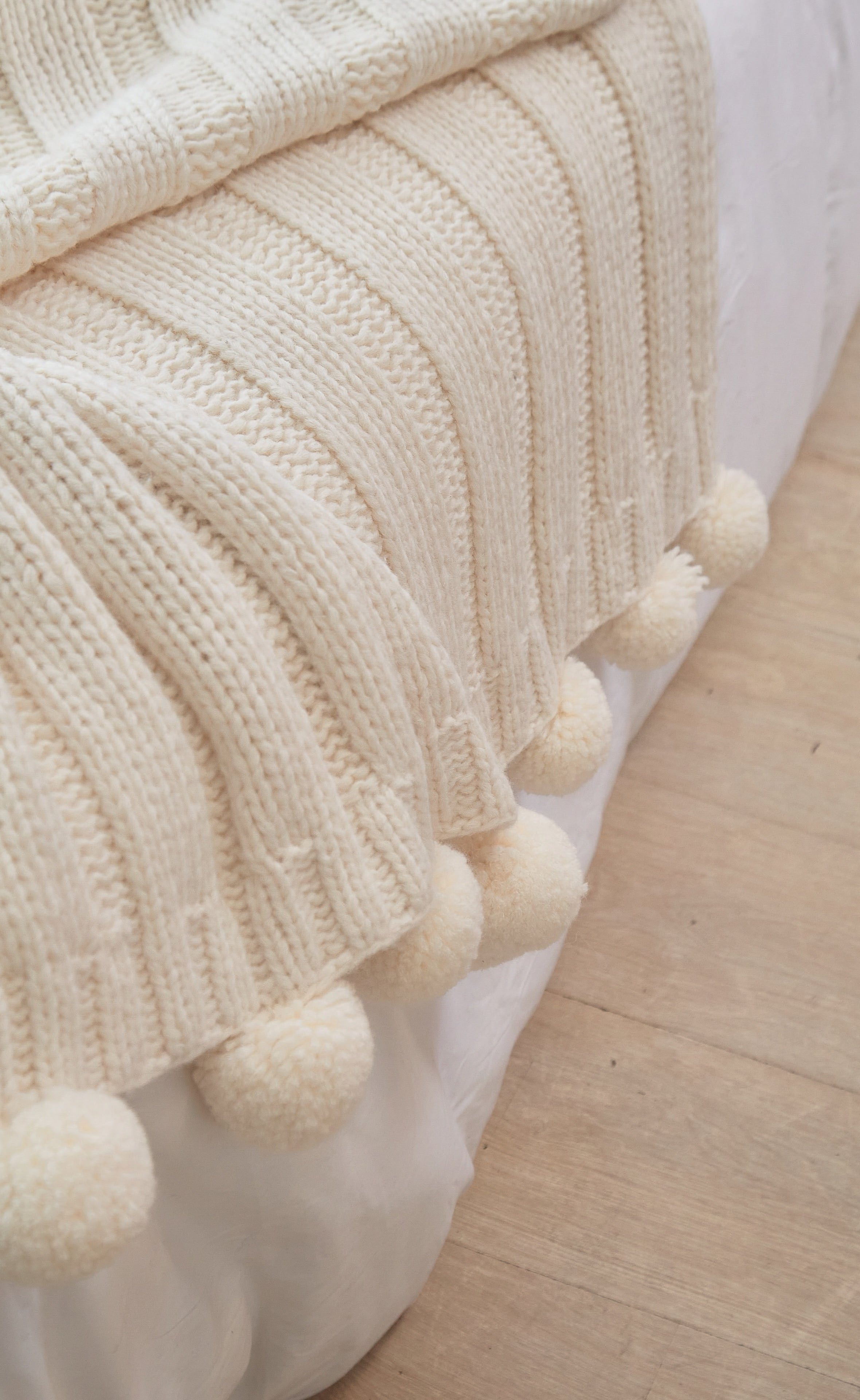 Stripes Alpaca Throw