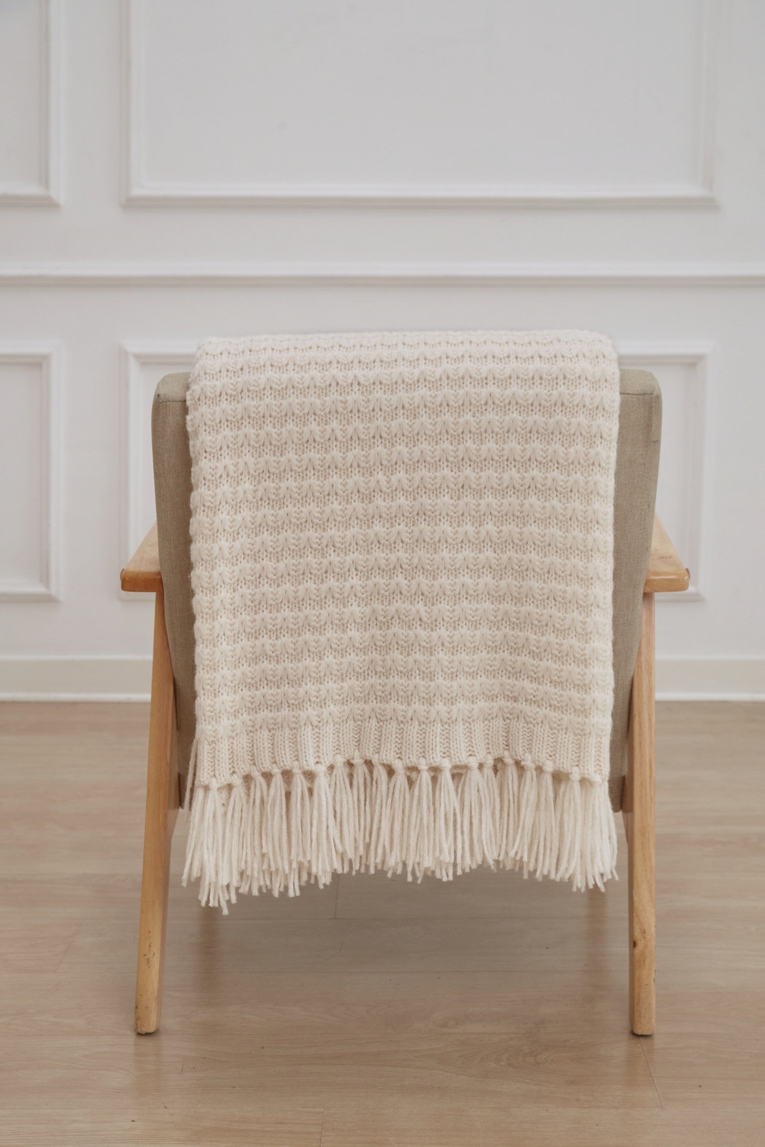Waffle Alpaca Throw